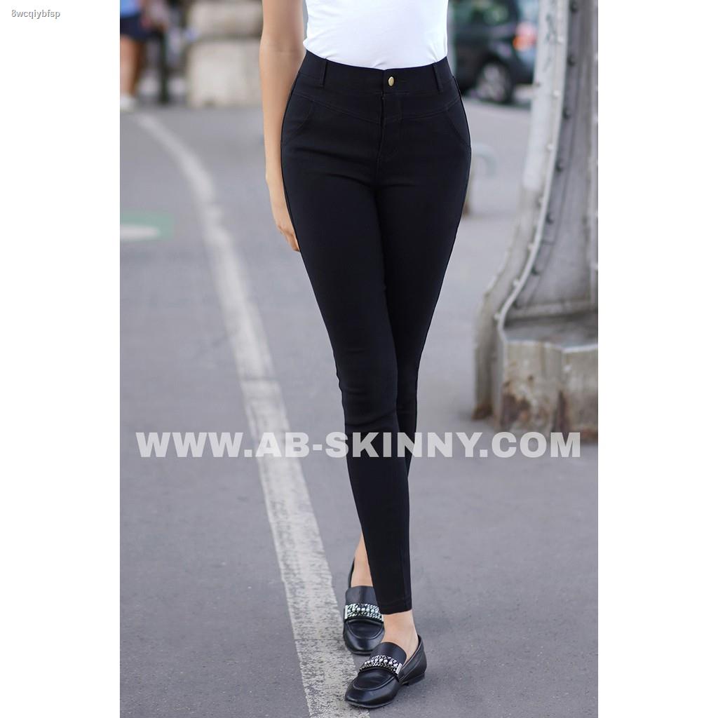 ✎✸☑AB Skinny สีดำ ของแท้ จากเพจดัง 300,000 Like กางเกง AB สกินนี่ยีนส์ ผู้หญิง