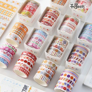 เทปตกแต่ง Color Series Style 🎨  เซ็ต 3-5 ม้วน Masking Tape Set MT DIY Washi เทปวาชิ เทปกาว mimisplan