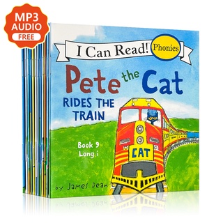 12Books I Can Read The Pete Cat English Picture Books Pocket Reading Book