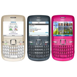 กล้องโทรศัพท์มือถือ Nokia C3-00 2MP WLAN ของแท้ ครบชุด