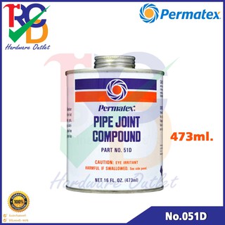 Permatex น้ำยาทาเกลียวท่อ Pipe Joint Compound รุ่น 51D ขนาด 16 Oz.(473ml.)