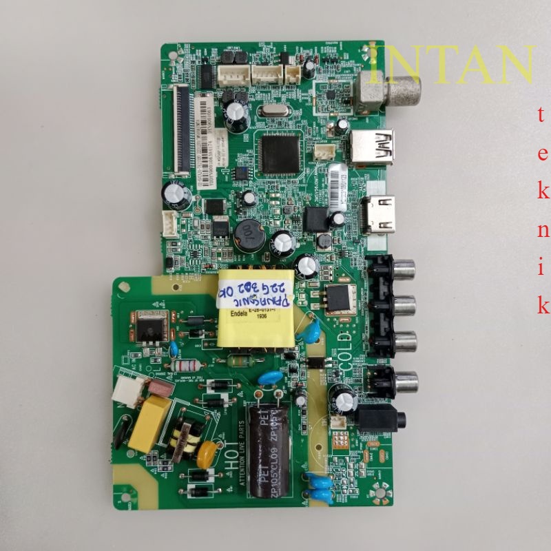 Mesin เมนบอร์ด mb Panasonic led tv Machine TH 22G302G mobo board tv Module.