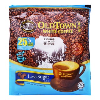 Old Town 3 in 1 Instant White Coffee - Less Sugar