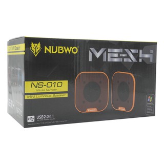 ลำโพง NUBWO รุ่น MECH NS-010อ USB2.0/1.1 เชื่อต่อได้กลายอุปกรณ์