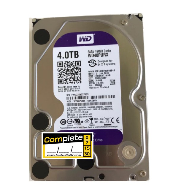 HDD-WD-4TB-16TB-PC(สำหรับคอมพิวเตอร์ตั้งโต๊ะ)-3.5-SATA3