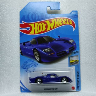 hotwheels nissan R390 GTI สีน้ำเงิน