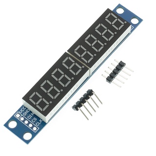 MAX7219 CWG 8-Digit Digital Tube Display Control Module Red Three IO