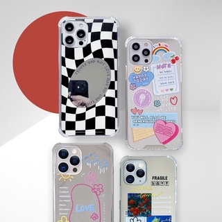 พร้อมส่งในไทย🍭 Case เคส เคสมือถือ เคสโทรศัพท์ เคสนิ่มเคสกระจก note be happy สวนดอกไม้ เคสมุมกันกระแทก some