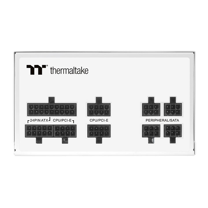 POWER SUPPLY (อุปกรณ์จ่ายไฟ) THERMALTAKE Toughpower GF1 750W Snow สีขาว (80 PLUS Gold) #8