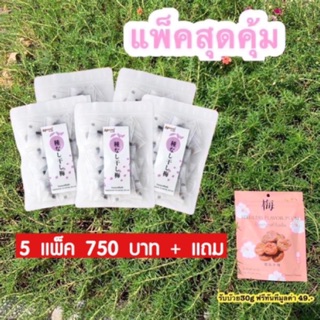 บ๊วยปรุงรสไร้เมล็ด ขนาด 100 กรัม 5 แพ็ค