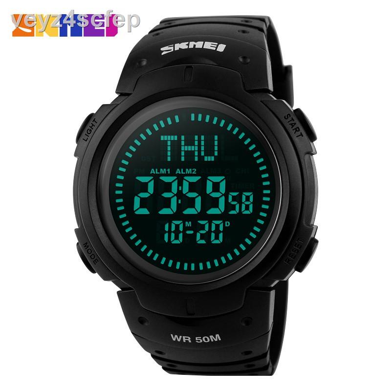 ✌►SKMEI นาฬิกาชาย มีเข็มทิศดิจิตอล รุ่น SK-1231 ของแท้ 100 %  Men's LED Digital Sports Watches Shock Resist สไตล์สปอร์ต