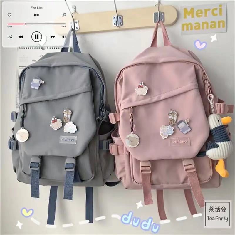 กระเป๋าเป้แฟชั่นใบใหญ่มี5สีให้เลือก กระเป๋าผู้หญิง