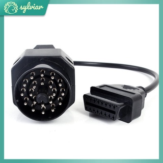 [sylviar] อะแดปเตอร์เชื่อมต่อ OBD OBD II สําหรับ BMW 20 PIN to OBD2 16 PIN Female Connector e36 e39 X5 Z3