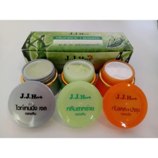 ครีมสาหร่ายเจเจเฮิร์บ แบบชุด 3 ตลับ (ครีมสาหร่ายเจเจเฮิร์บ)