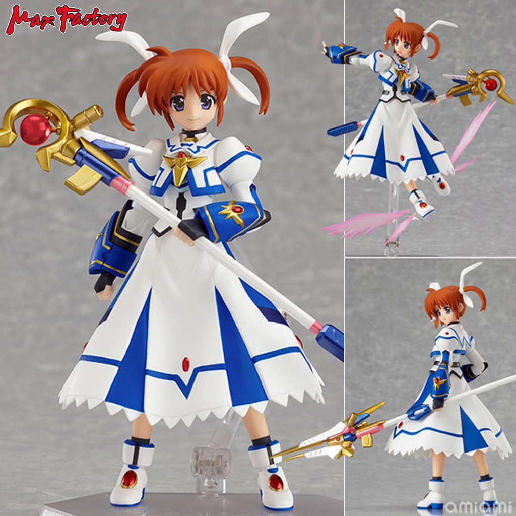 งานแท้ Original ฟิกม่า Max Factory Magical Girl Lyrical Nanoha สาวน้อยจอมเวทย์ นาโนฮะ Nanoha Takamac