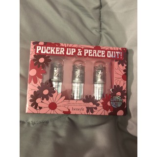 (ของแท้100%)benefit pucker up lip balm set เบเนฟิต พัคเคอร์อัพ ลิปบาล์ม