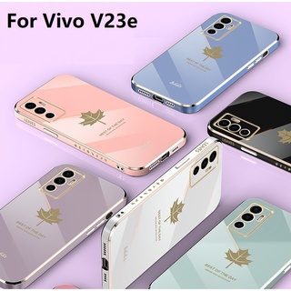 Maple เคส Vivo V23e V20 Pro V21 Soft TPU Case เคท Vivo V20 SE V15 Pro Slim Phone Cover Vivo V23 เคสโทรศัพท์