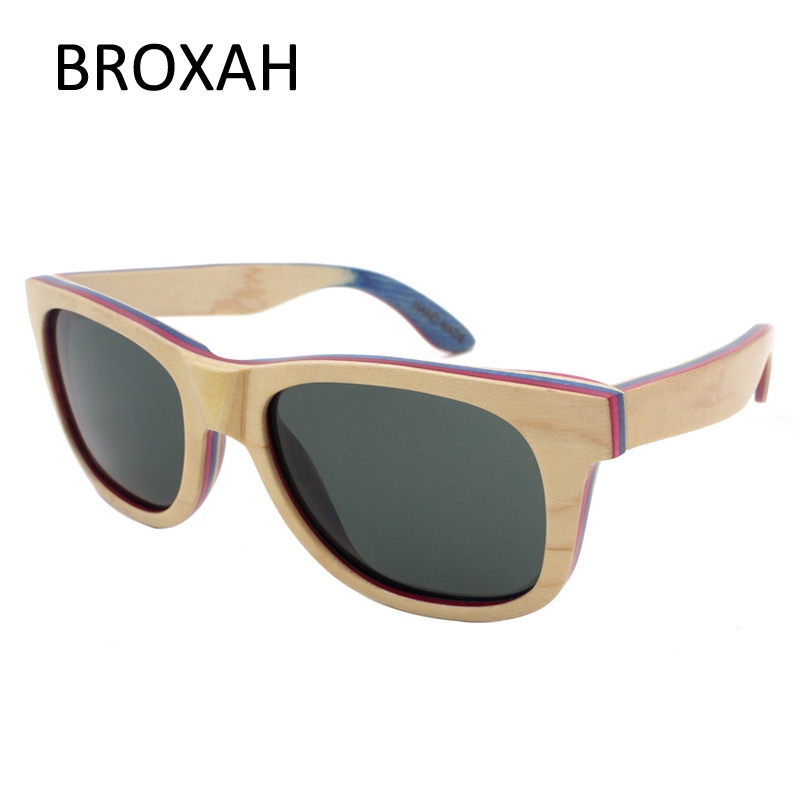 Gm Natural Polarized Wooden Sunglasses Men Bamboo Sun Glasses Women Brand Designer Original Wood 5360