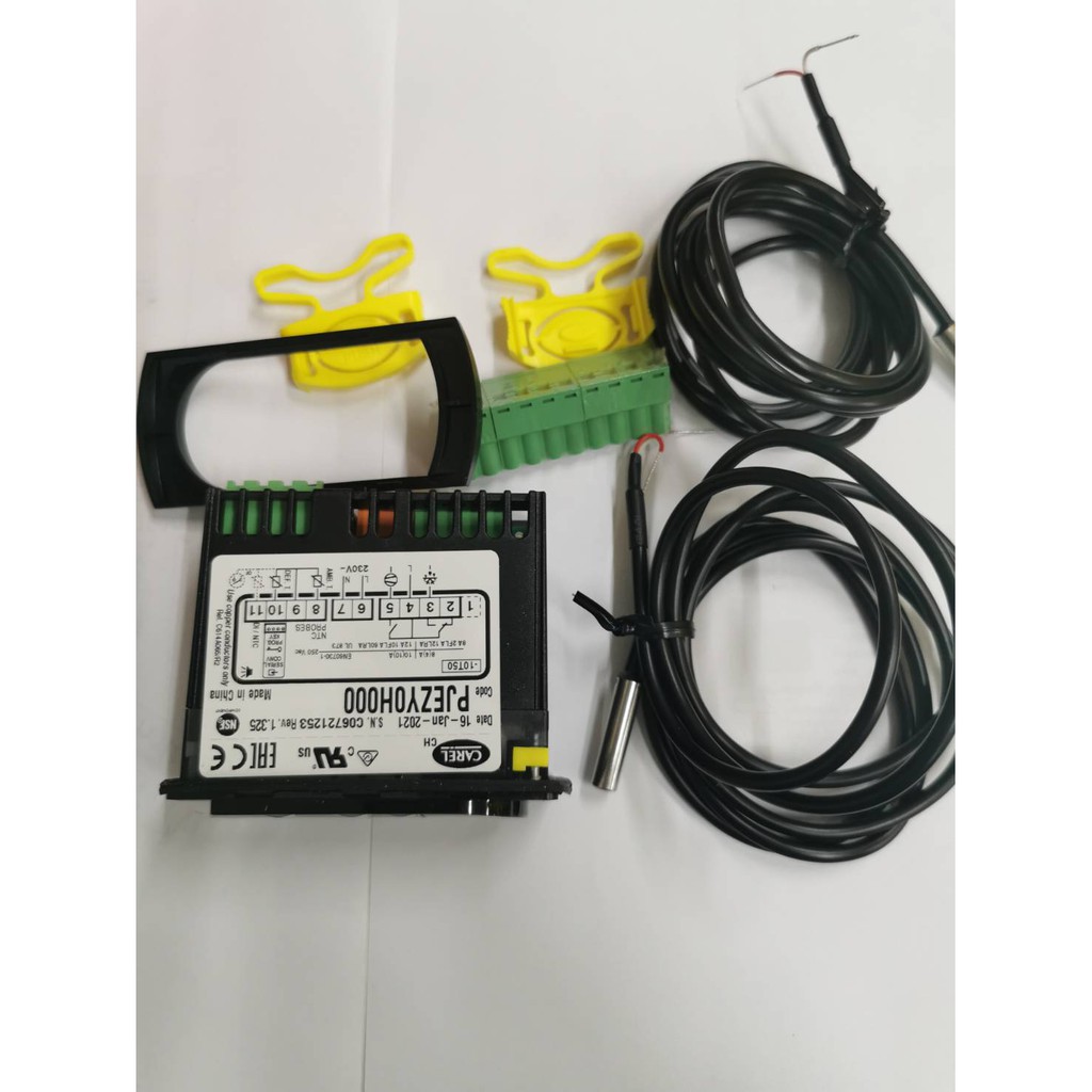 เทอร์โมตู้แช่ ยี่ห้อCAREL รุ่นPJEZY0H000 (เทอร์โมดิจิตอล คอนโทรล) ตู้เย็น ตู้แช่ พร้อมหางเซ็นเซอร์ 2 เส้น - รูปที่ 3