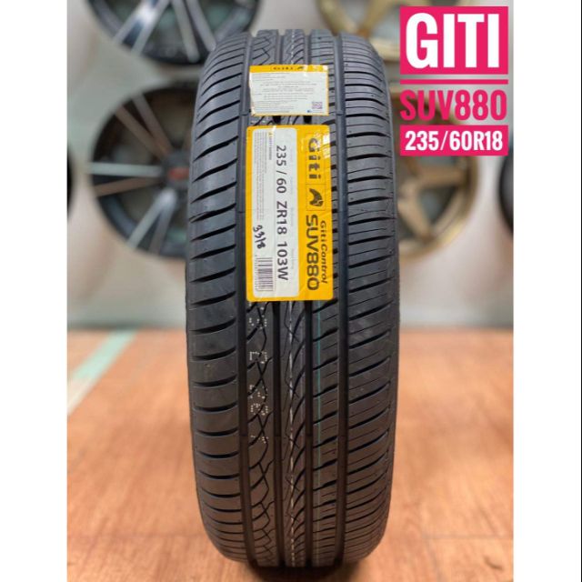 [ใส่โค้ด DAY461IO ลด 250.-] ยางใหม่คุณภาพดี สมรรถนะสูง GITI Control SUV880 235/60R18 ยางใหม่ปี18 ยางแบรด์สิงคโปร์