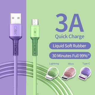 สายชาร์จโทรศัพท์ สายชาร์จเร็วมือถือ Fast Charging Cable 3A