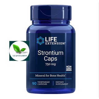 Life Extension  Strontium 750 mg / 90 Vegetarian Capsules