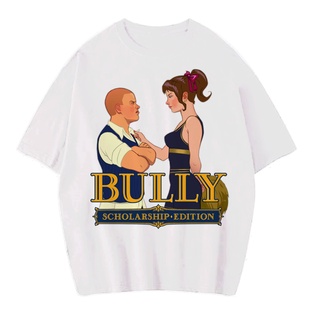 เสื้อยืดแขนสั้น พิมพ์ลายเกม BULLY SCHOLARSHIP EDITION VINTAGE ขนาดใหญ่