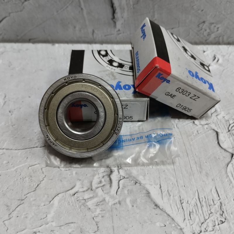 BEARING 6303 ZZ 2RS KOYO IRON CAP