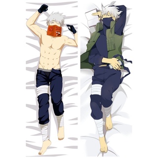 ปลอกหมอน ผ้ากํามะหยี่ ลายการ์ตูนนารูโตะ Dakimakura Hatake Kakashi ขนาด 50X150 ซม. สําหรับตกแต่งบ้าน เตียง