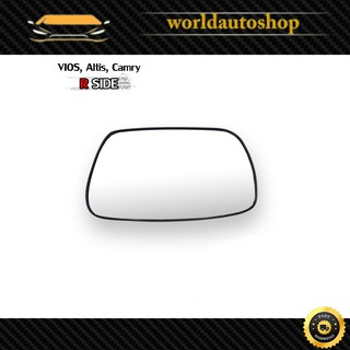 เนื้อเลนส์กระจก เลนส์กระจกมองข้าง ข้าง ซ้าย ใส่ Vios , Altis , Camry ปี 2002-2006 Toyota E120 E130 ปี2002-2006