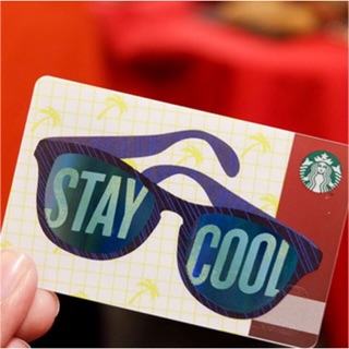 บัตร Starbucks ลาย STAY COOL