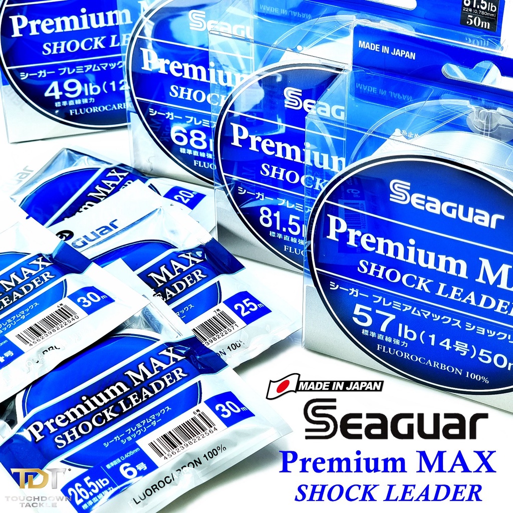 SEAGUAR PREMIUM MAX SHOCKLEADER   *** สายชอค FLUORO ของแท้ญี่ปุ่น 100% ***