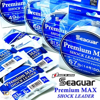 SEAGUAR PREMIUM MAX SHOCKLEADER FLUORO สายชอค ของแท้ญี่ปุ่น 100%