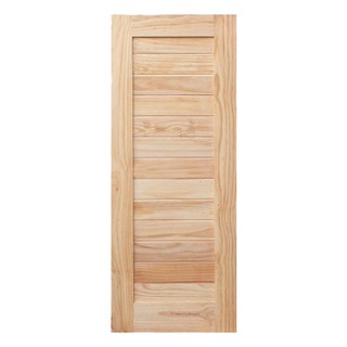 ประตูบานเปิด ประตูไม้สน MODERN DOORS L.162 80x200 ซม. สีธรรมชาติ ประตูและวงกบ ประตูและหน้าต่าง WOOD DOOR MODERN DOORS L.