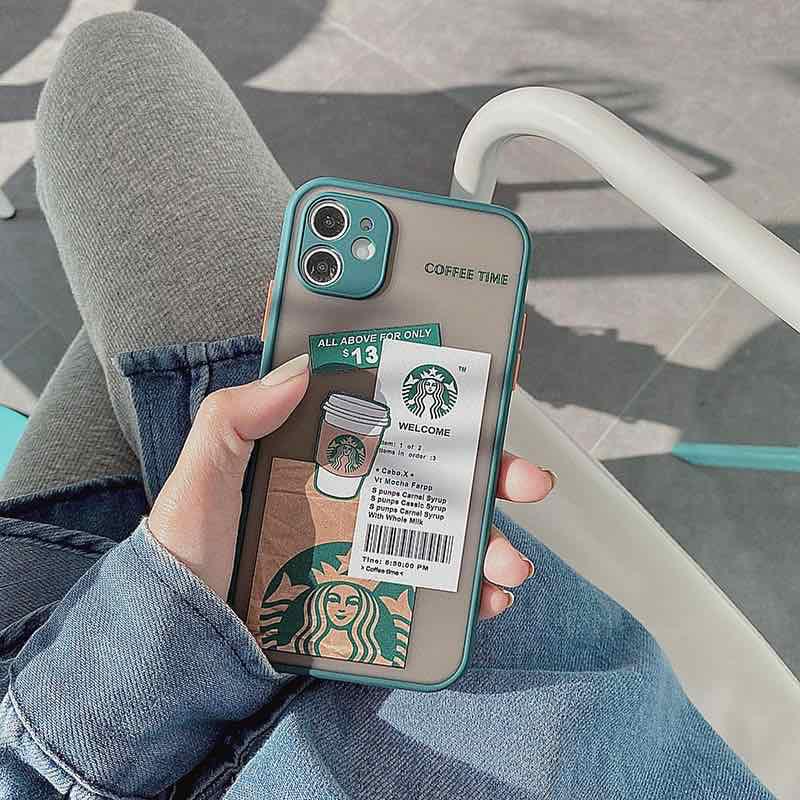 Softcase Coffee FM02 Iphone 6,7/8,6+/6s+,7+/8+,X Xs Max 11 Pro Max 12 Pro Max 13 Pro Max