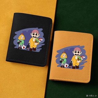 🔥เตรียมจัดส่ง🔥กระเป๋าสตางค์ใบสั้น Tide brand spoof Super Mario wallet ใหม่ 2021 กระเป๋าสตางค์คู่สุดฮอต กระเป๋าสตางค์ผู