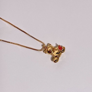 Teddy bear Necklace สร้อยคอ Teddy bear