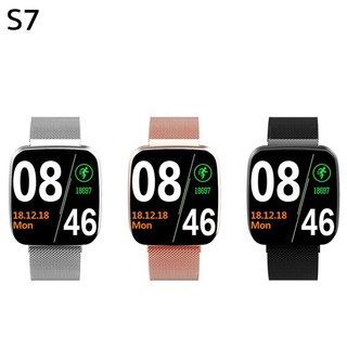 สมาร์ทวอช์ท S7 รองรับภาษาไทย Smart Watch เพื่อสุขภาพ กันน้ำ ของแท้ 100%