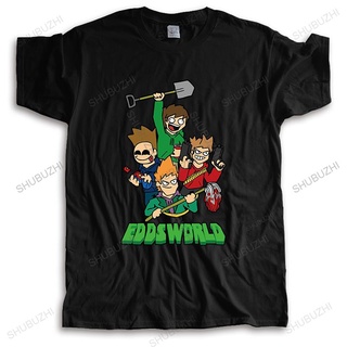 [S-5XL] เสื้อยืดแขนสั้น คอกลม ผ้าฝ้าย พิมพ์ลาย Eddsworld Kpop ขนาดใหญ่ แฟชั่นฤดูร้อน สําหรับผู้ชาย