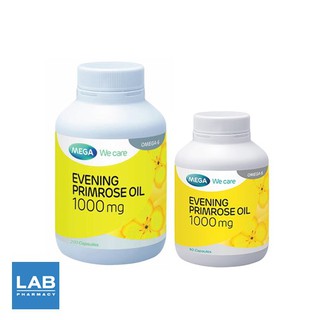 MEGA We Care Evening Primrose Oil 1000 mg. Set 200s+30s - อีฟนิ่งพริมโรส ออย 1000 มก. บรรจุ 200+30 เม็ด