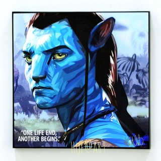 Avatar อวตาร Neytiri รูปภาพ​ติด​ผนัง​ pop art หนัง ภาพยนตร์ กรอบรูป แต่งบ้าน ของขวัญ โปสเตอร์