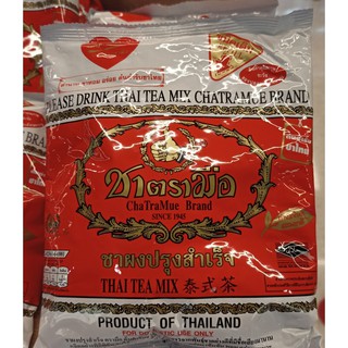 ชาตรามือ ชาผงปรุงสำเร็จ Cha TraMue Thai Tea Mix 400g.เครื่องดื่มไทย