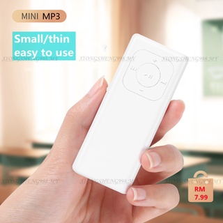 【ฟรีกระเป๋าเก็บ】เครื่องเล่น Mp3 รองรับการ์ดหน่วยความจํา micro TF สูงสุด 64GB การ์ด SD เพลงกีฬา lossless Walkman