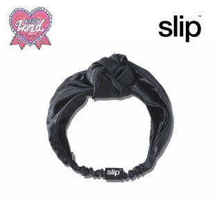 ☁️พร้อมส่ง☁️SLIP BLACK KNOT HEADBAND