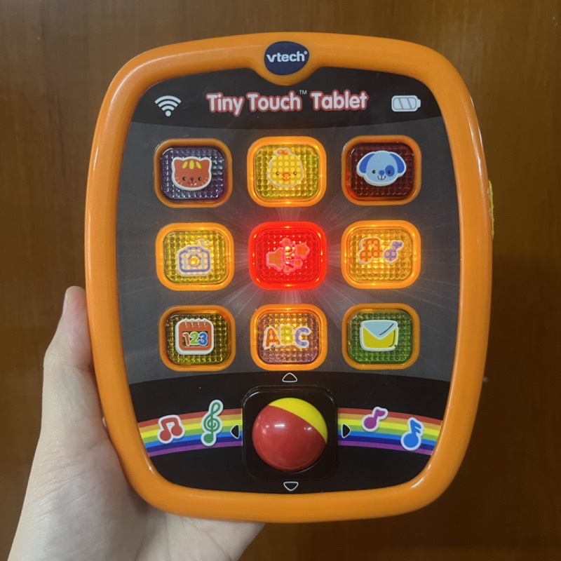 VTech , Tiny Touch Tablet ของเล่นคอมพิวเตอร์และแท็บเล็ตจำลอง **มือสอง**