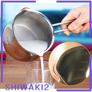 [Shiwaki2] หม้อกาแฟหม้อละลายนมหม้ออุ่นกระทะสแตนเลส