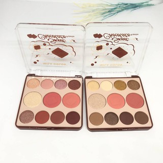 MILA COLOR CHOKOLATE EYESHADOW  มิลา คัลเลอร์ ช็อตโกแลต อายแชโดว์ พาเลทตา11สีคุณภาพดีSweet Chocolate palette NO.MC5043