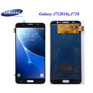 จอ LCD.Samsung Galaxy J7(2016),J710F+ทัชสกรีน (A ปรับแสงไฟได้) ดำ ขาว ทอง