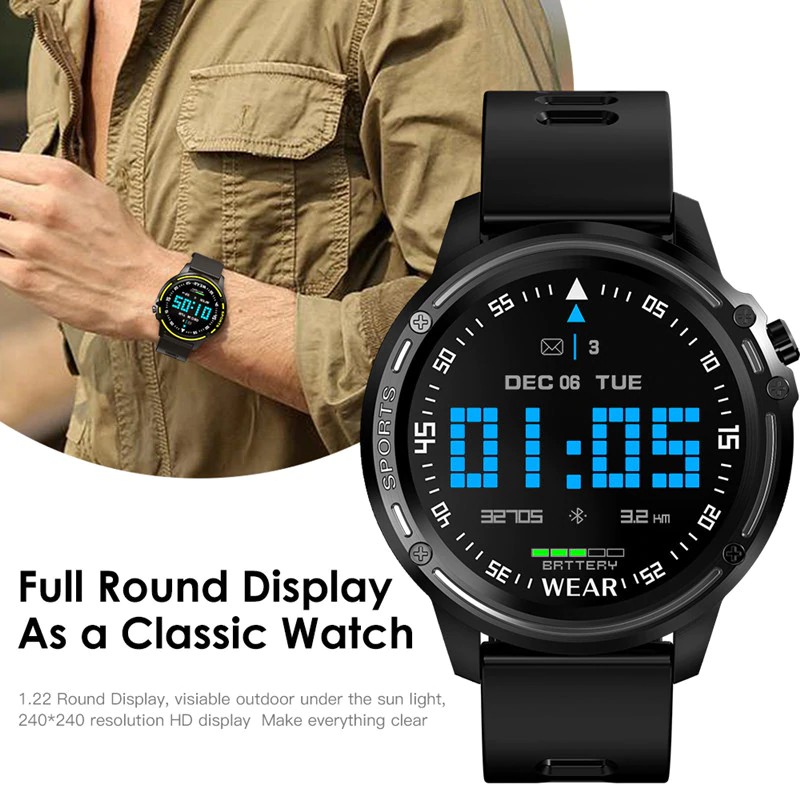 L Smart Watch Men Ip Waterproof Reloj Hombre Mode Smartwatch With