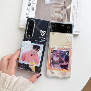 เคสโทรศัพท์มือถือ PC แบบพับได้ สําหรับ Samsung Z FOLD 2 3 4 5G ins 2 Galaxy Z Flip 2 3 4